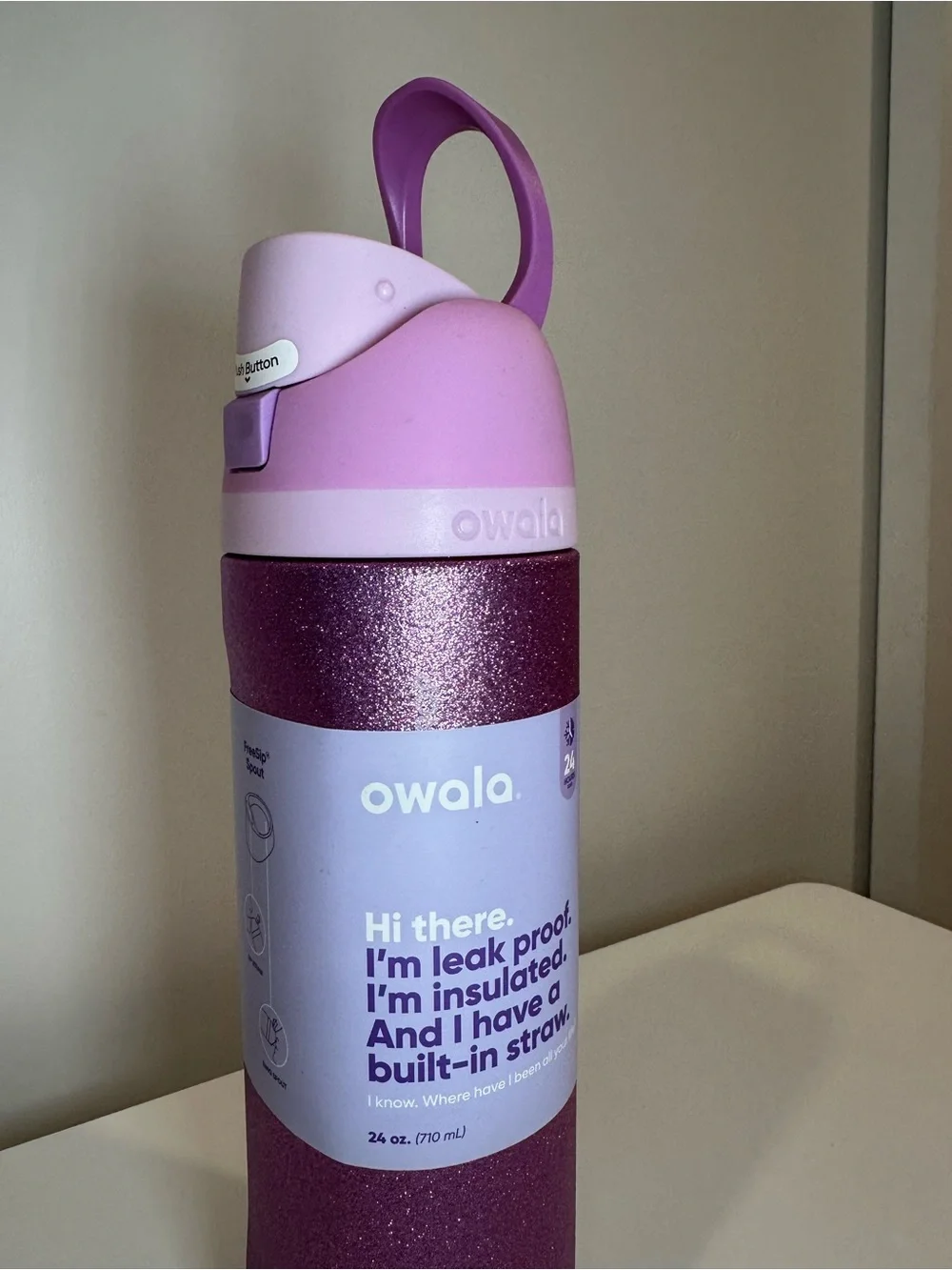 Owala 24oz Freesip So Eggstra Limited Edition Color Drop